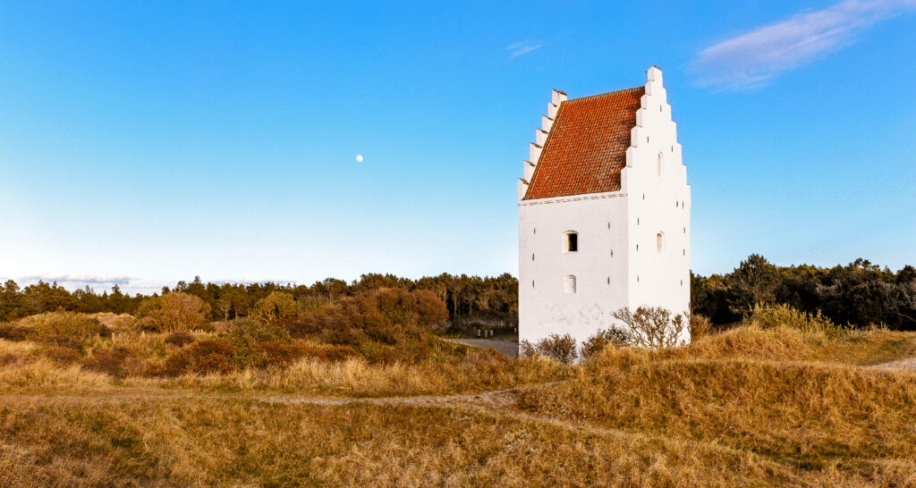 Den tilsandede kirke i Skagen